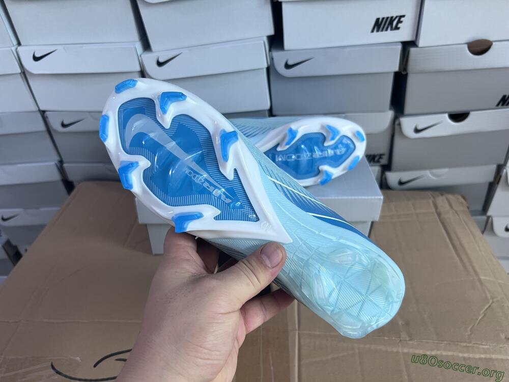 Nike Air Zoom Mercurial Superfly 10 Elite FG Football Boots - Jade/White/Blue