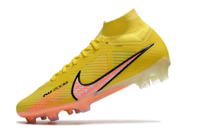 Nike Air Zoom Mercurial Superfly 9 Elite FG Football Boots - Yellow/Pink