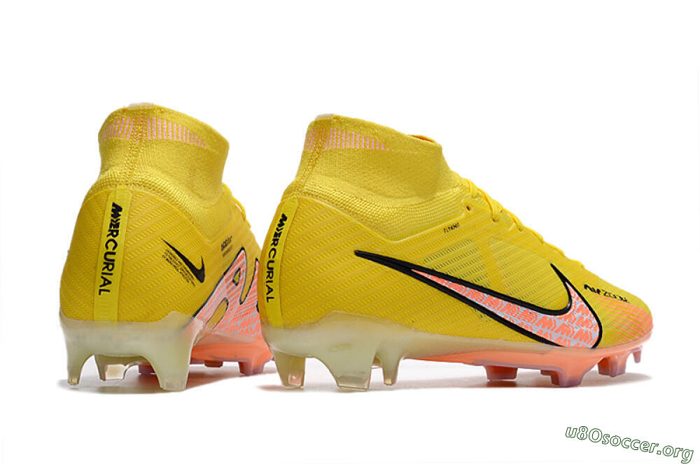 Nike Air Zoom Mercurial Superfly 9 Elite FG Football Boots - Yellow/Pink 6