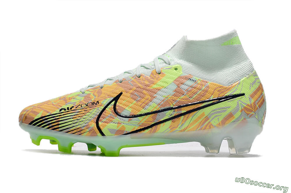 Nike Air Zoom Mercurial Superfly 9 Elite FG Football Boots - Blue/Green 3