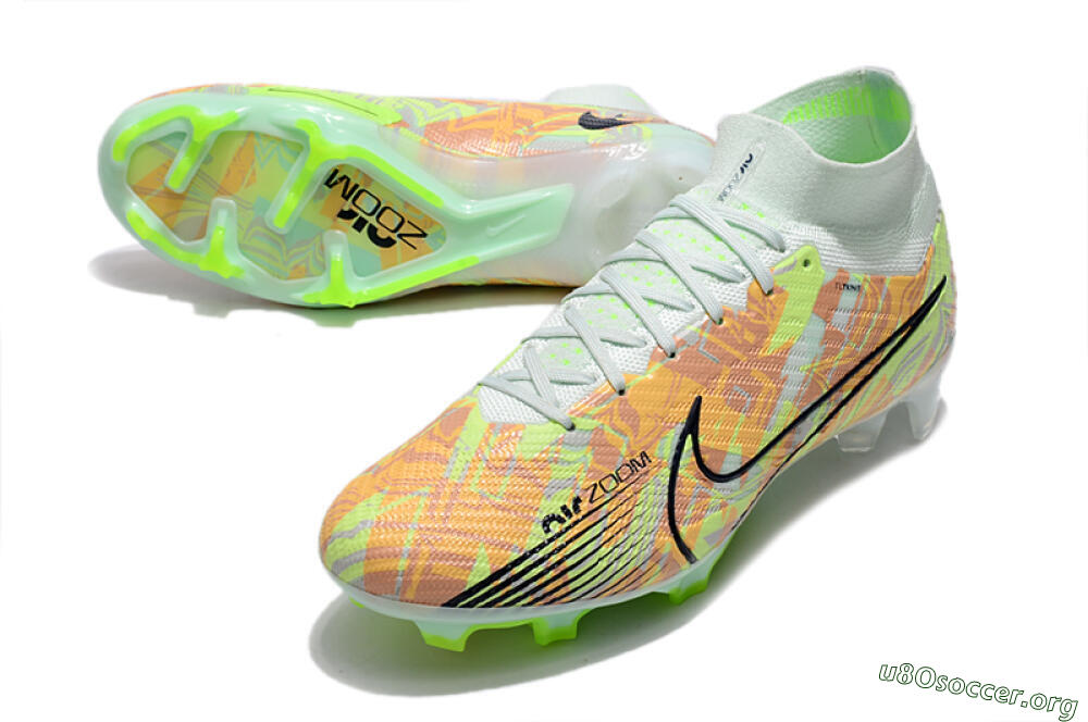 Nike Air Zoom Mercurial Superfly 9 Elite FG Football Boots - Blue/Green 0