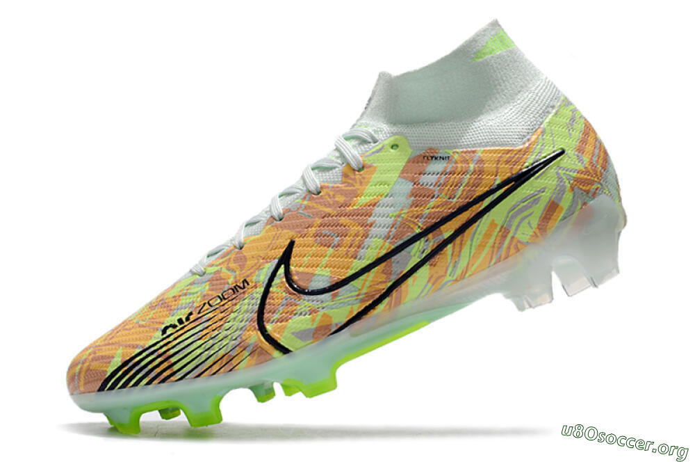 Nike Air Zoom Mercurial Superfly 9 Elite FG Football Boots - Blue/Green 5
