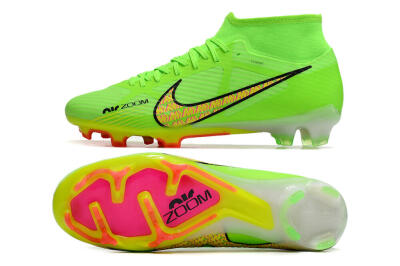 Nike Air Zoom Mercurial Superfly 9 Elite FG Football Boots - Green/Yellow/Black