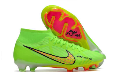 Nike Air Zoom Mercurial Superfly 9 Elite FG Football Boots - Green/Yellow/Black