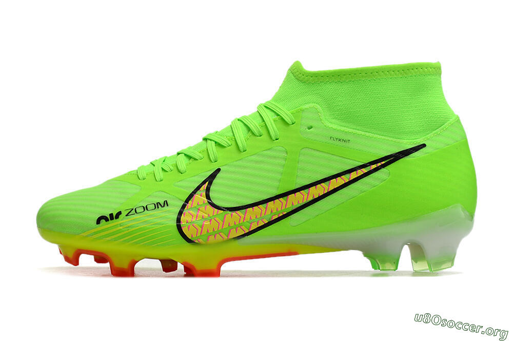 Nike Air Zoom Mercurial Superfly 9 Elite FG Football Boots - Green/Yellow/Black 3