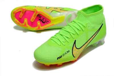 Nike Air Zoom Mercurial Superfly 9 Elite FG Football Boots - Green/Yellow/Black