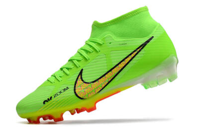 Nike Air Zoom Mercurial Superfly 9 Elite FG Football Boots - Green/Yellow/Black