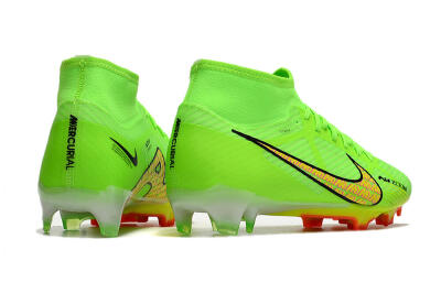 Nike Air Zoom Mercurial Superfly 9 Elite FG Football Boots - Green/Yellow/Black