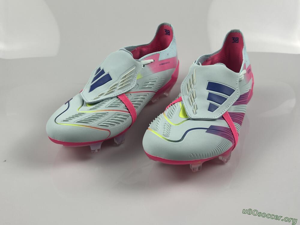 Adidas Predator Elite Foldover Tongue FG Football Boots - Blue/Purple/Pink