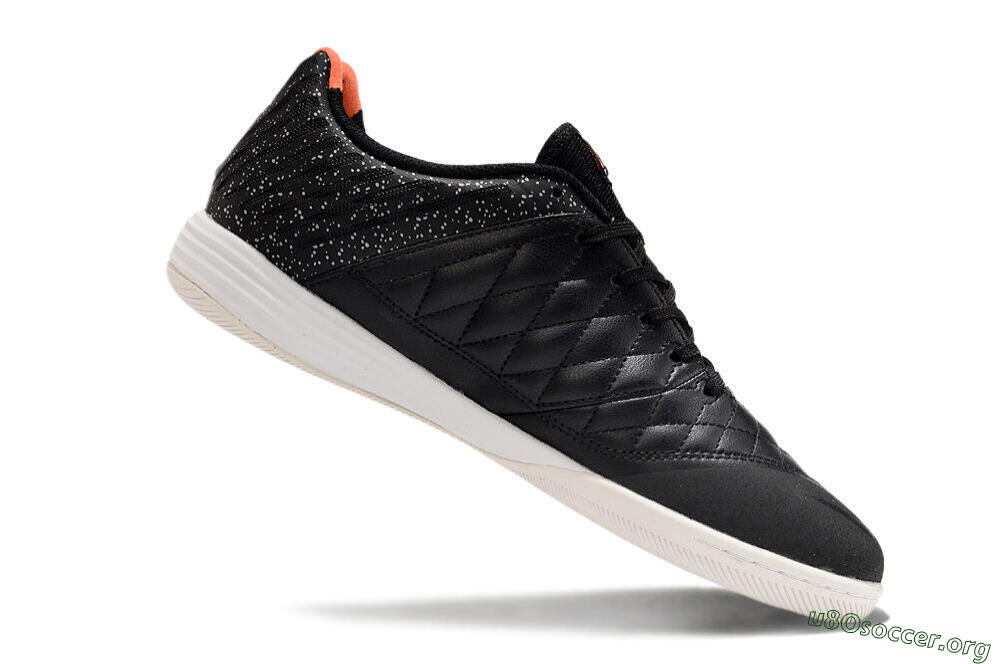 Nike Lunar Gato 2 TF Football Shoes - Black/White/Orange 4