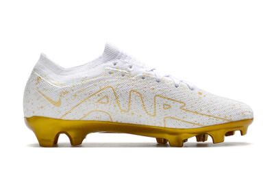 Nike Air Zoom Mercurial Vapor 15 Elite FG Football Boots - White/Gold