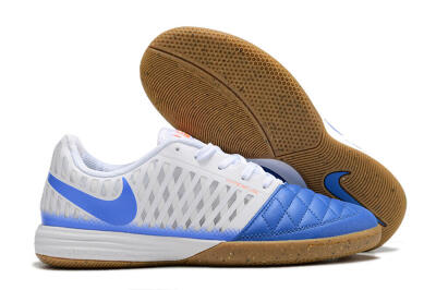 Nike Lunar Gato 2 IC Football Shoes - White/Blue