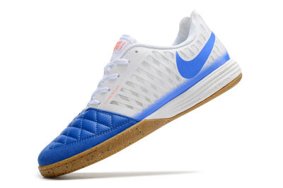 Nike Lunar Gato 2 IC Football Shoes - White/Blue