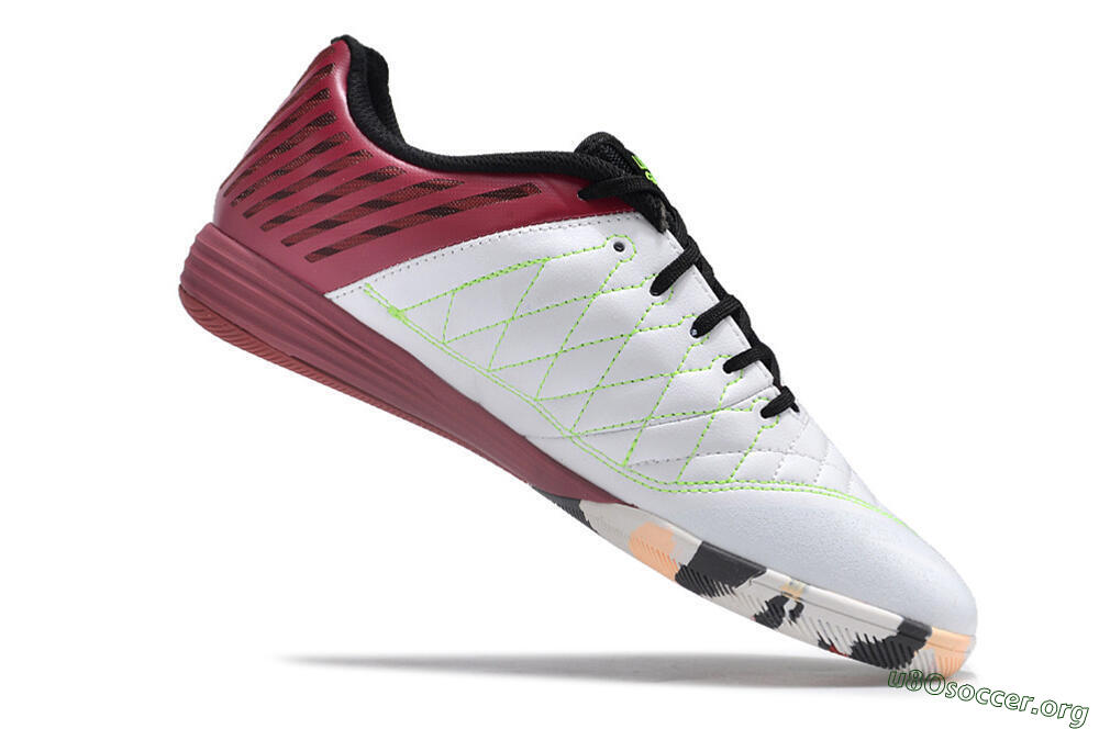 Nike Lunar Gato 2 IC Football Shoes - White/Red/Black 4