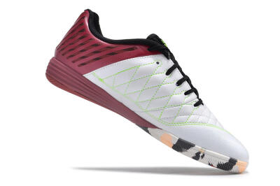 Nike Lunar Gato 2 IC Football Shoes - White/Red/Black