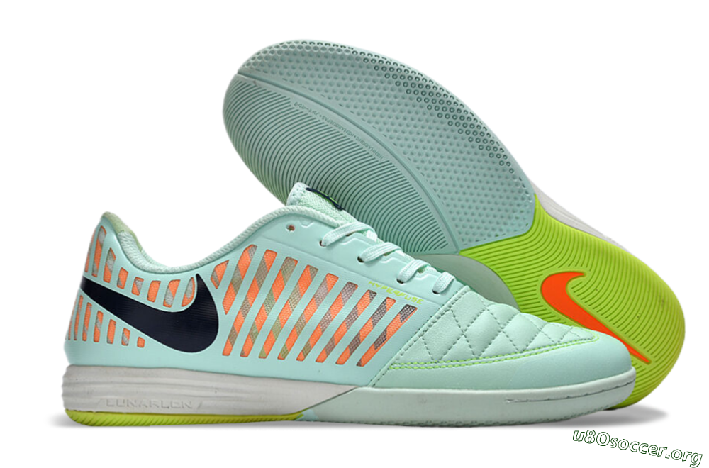 Nike Lunar Gato 2 IC Football Shoes - Jade/Black/Red 2