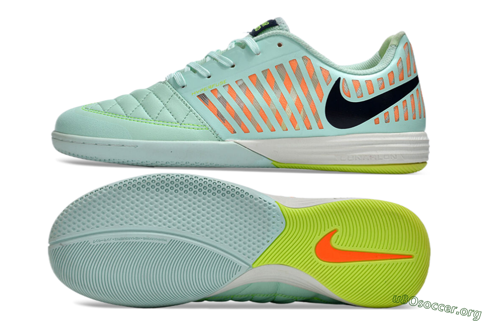 Nike Lunar Gato 2 IC Football Shoes - Jade/Black/Red 1
