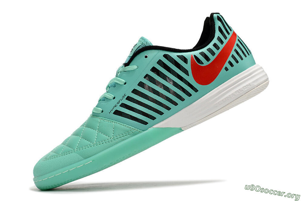 Nike Lunar Gato 2 IC Football Shoes - Jade/Black/Red 5