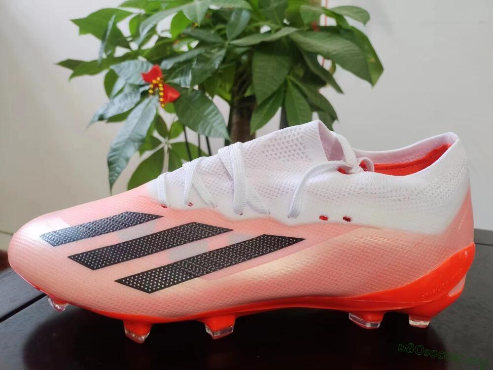 Adidas X Crazyfast.1 FG Football Boots - White/Red/Black