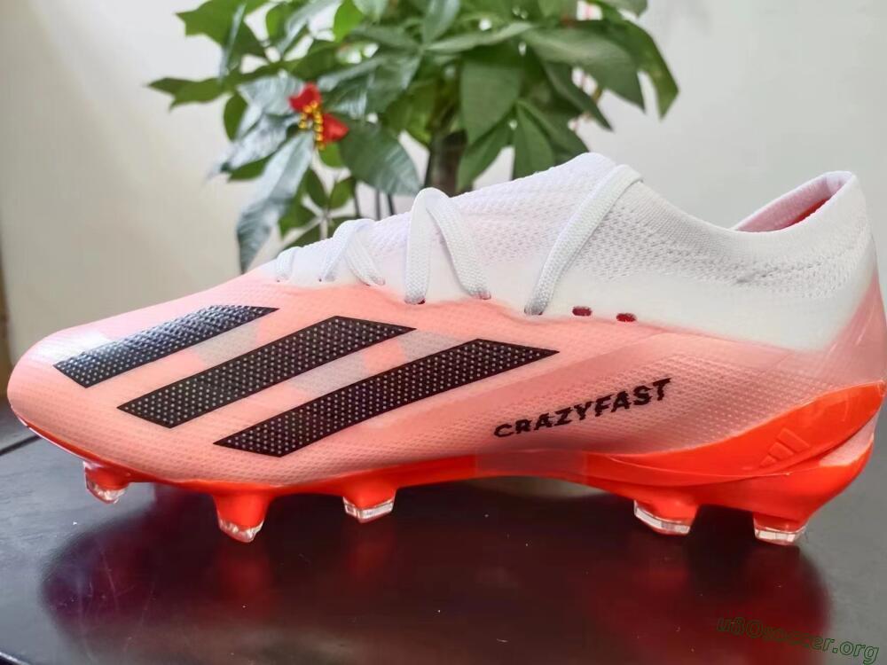 Adidas X Crazyfast.1 FG Football Boots - White/Red/Black