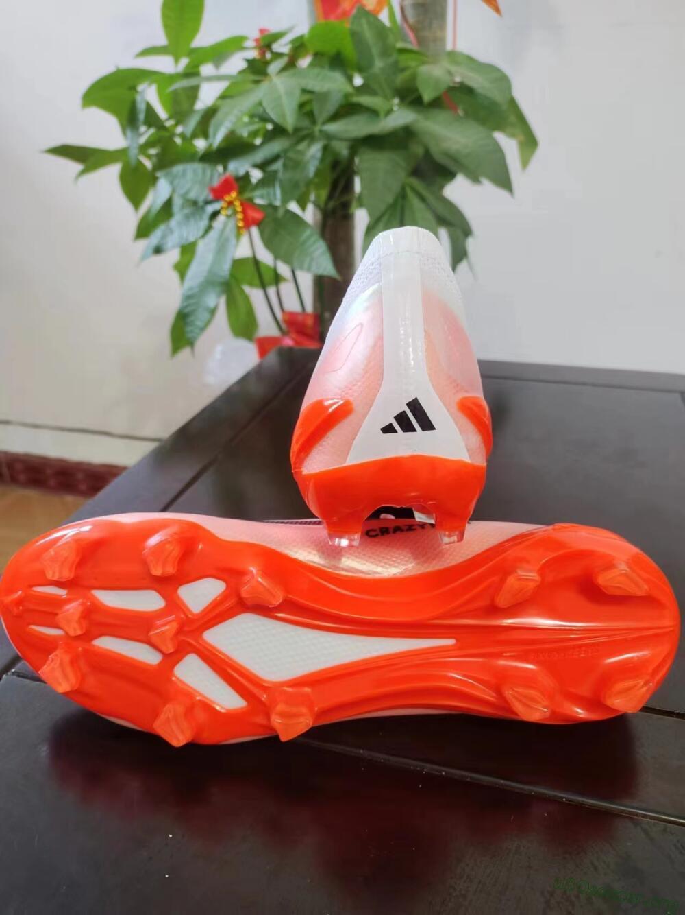 Adidas X Crazyfast.1 FG Football Boots - White/Red/Black