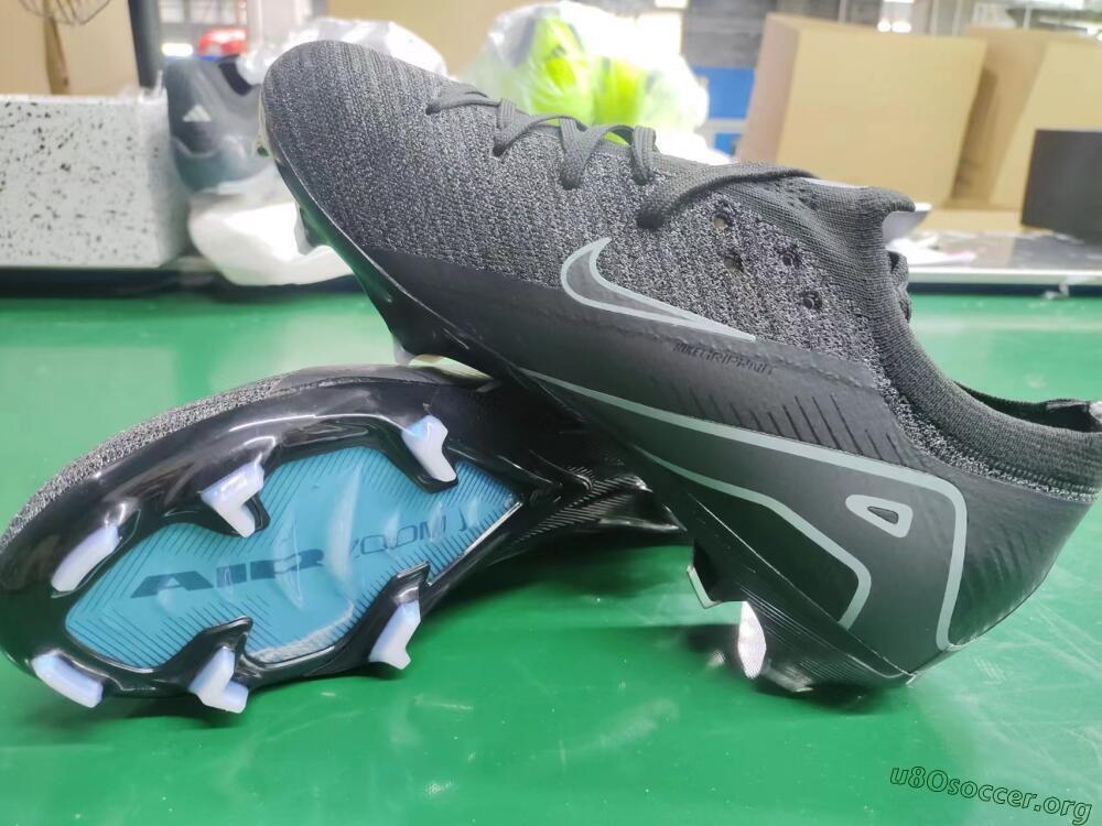 Nike Air Zoom Mercurial Vapor 16 Elite FG Football Boots - Black/Black/Blue