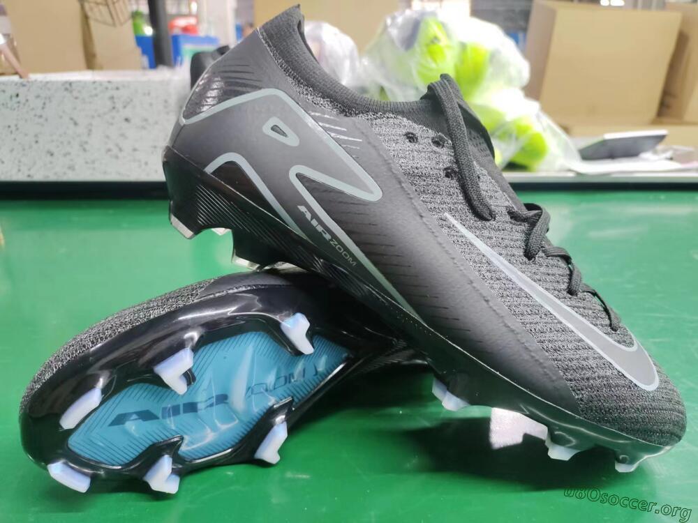 Nike Air Zoom Mercurial Vapor 16 Elite FG Football Boots - Black/Black/Blue