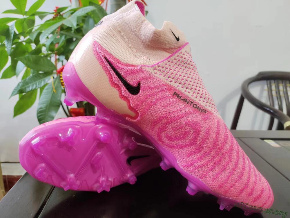 Nike Phantom GX Elite DF Link FG Football Boots - Pink/Black/Gold