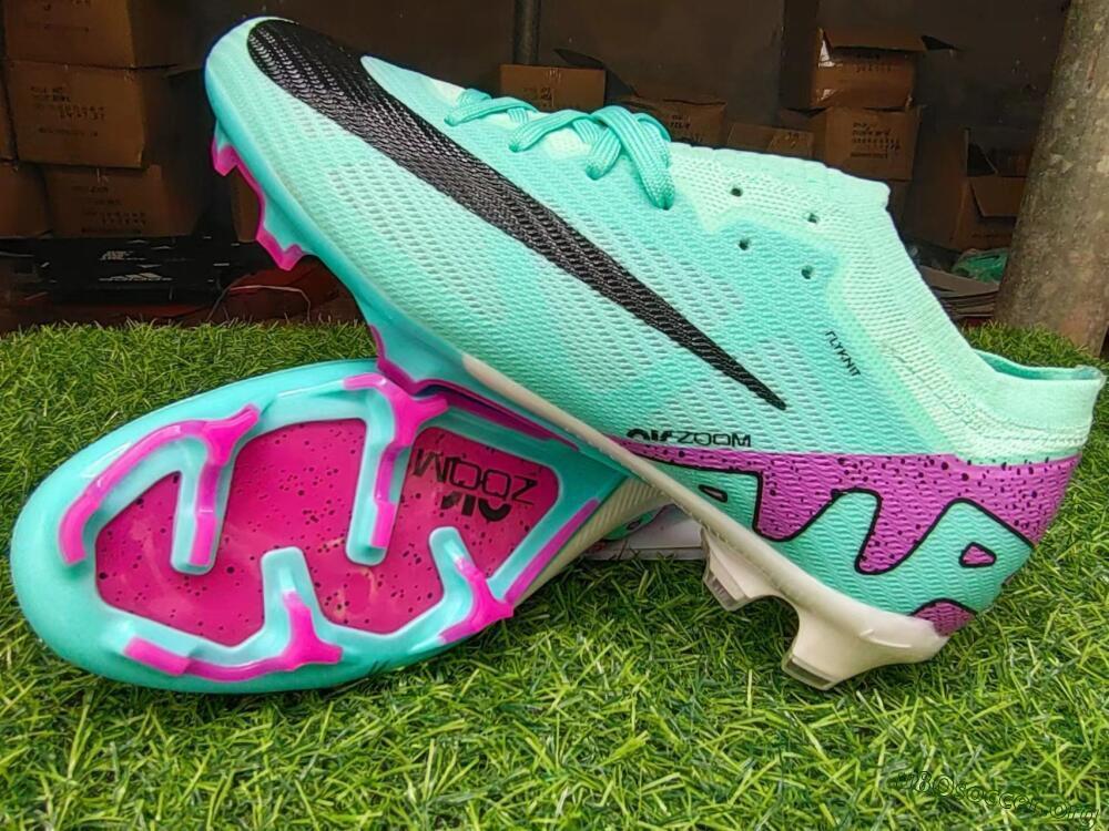 Nike Air Zoom Mercurial Vapor 16 Elite FG Football Boots - Green/Purple/Black