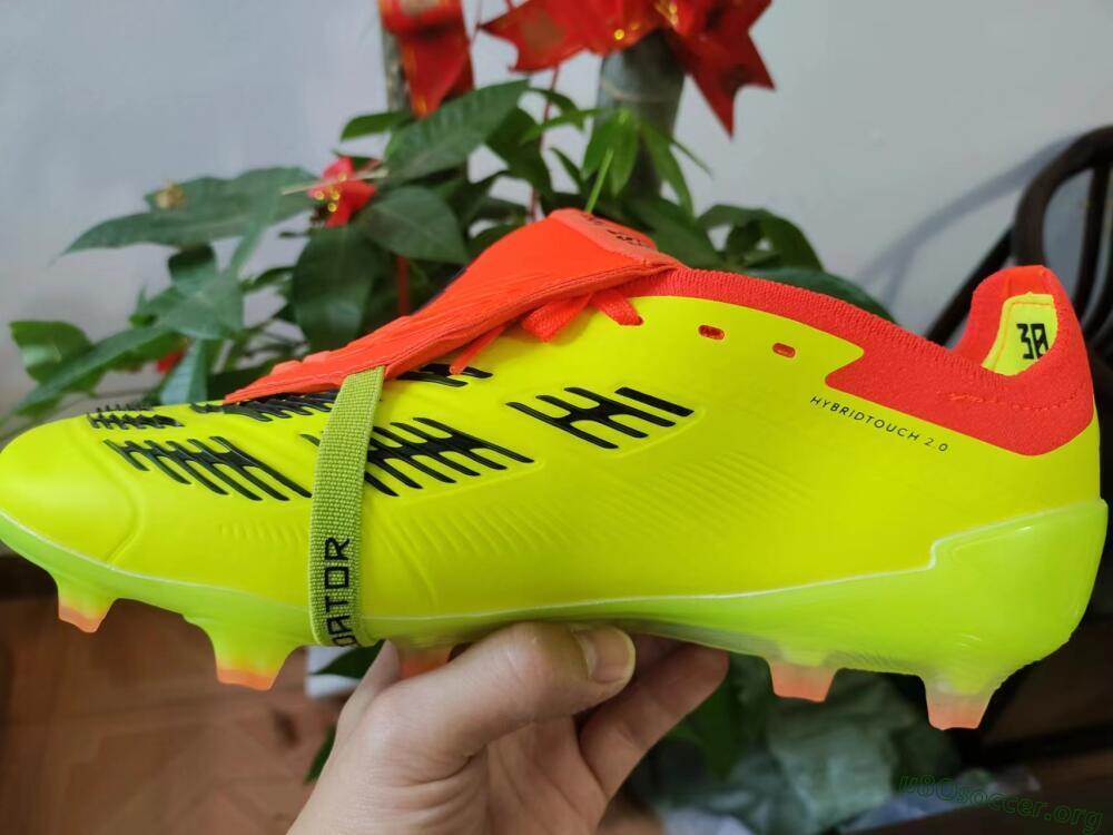 Adidas Predator Elite Foldover Tongue FG Football Boots - Yellow/Black/Red