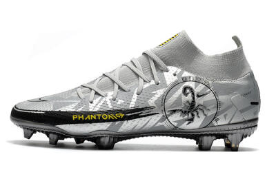 Nike Phantom Scorpion Elite DF FG Football Boots - Silver/Yellow/Black