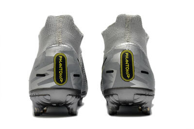 Nike Phantom Scorpion Elite DF FG Football Boots - Silver/Yellow/Black