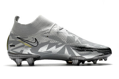 Nike Phantom Scorpion Elite DF FG Football Boots - Silver/Yellow/Black