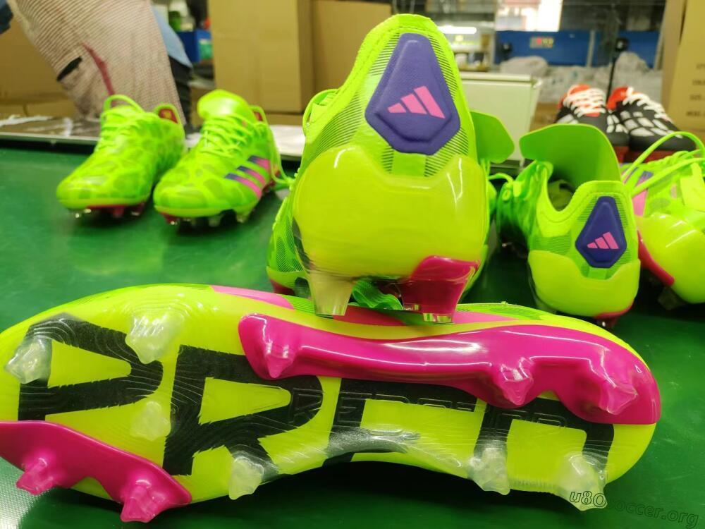 Adidas Predator Accuracy.1 FG Football Boots - Green/Yellow/Purple