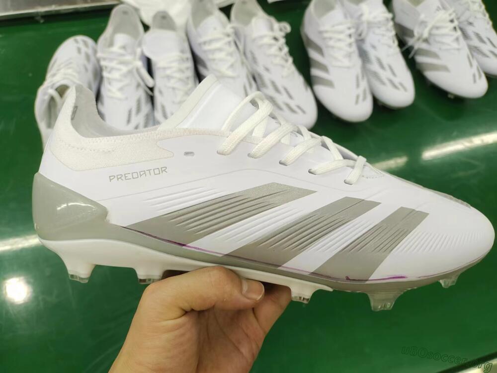 Adidas Predator Accuracy.1 FG Football Boots - White/Silver/Grey