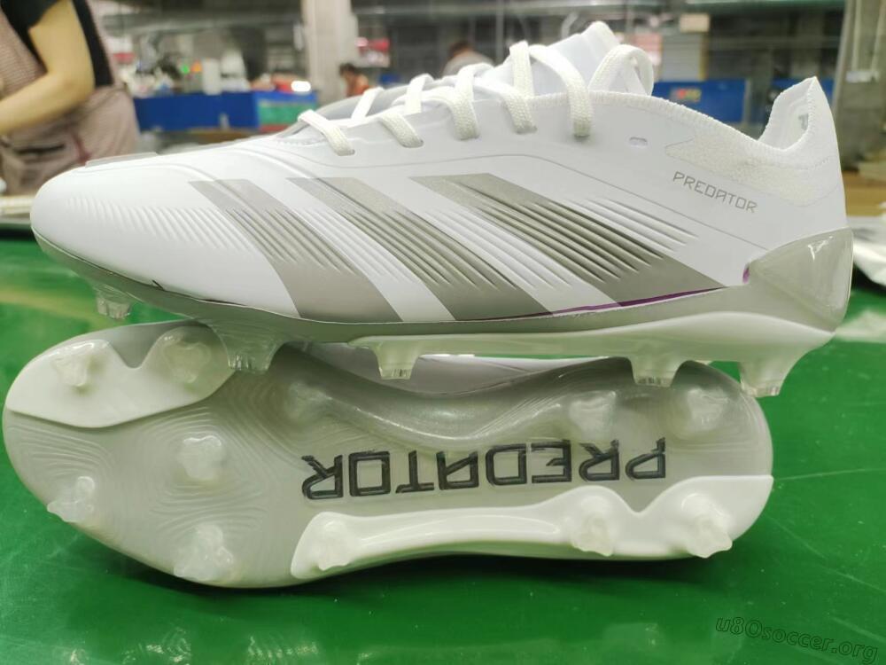 Adidas Predator Accuracy.1 FG Football Boots - White/Silver/Grey