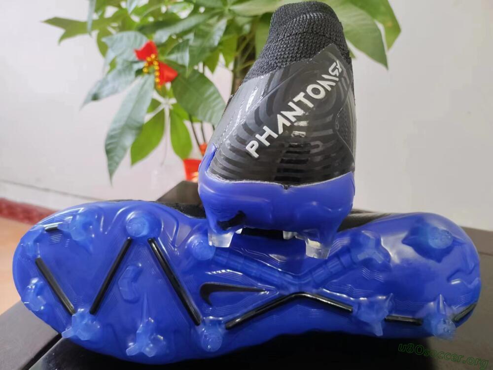Nike Phantom GX Elite FG Football Boots - Black/Grey/Blue