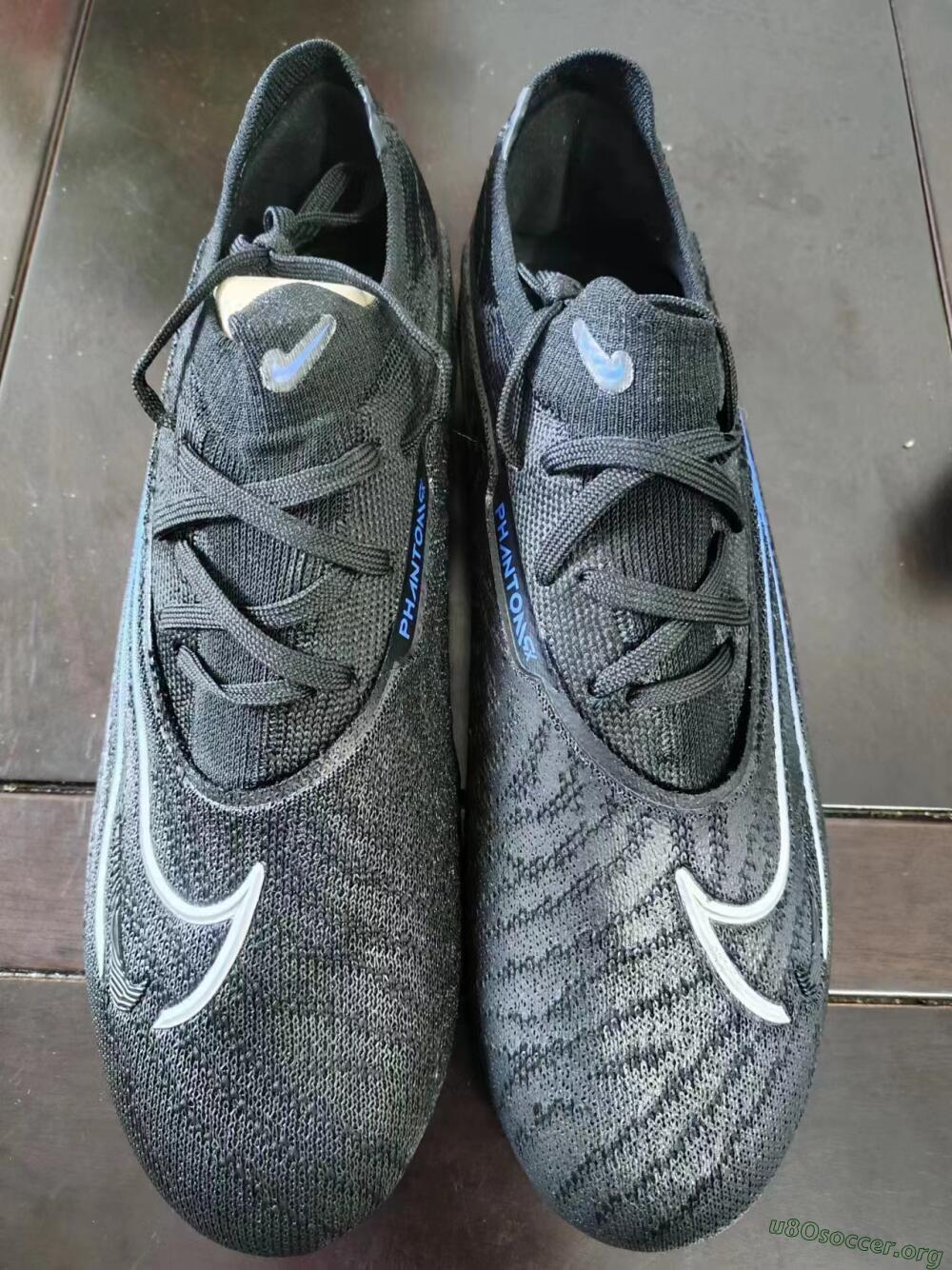 Nike Phantom GX Elite FG Football Boots - Black/Grey/Blue