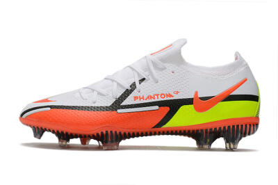 Nike Phantom GT 2 Elite FG Football Boots - White/Red/Green