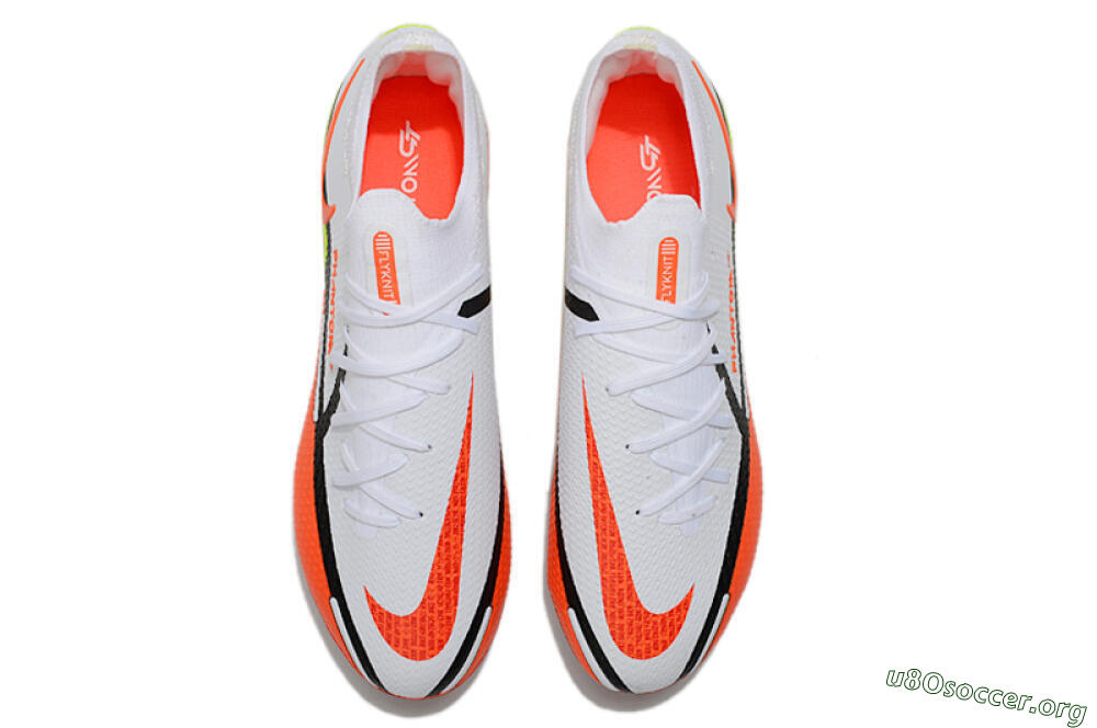 Nike Phantom GT 2 Elite FG Football Boots - White/Red/Green 4