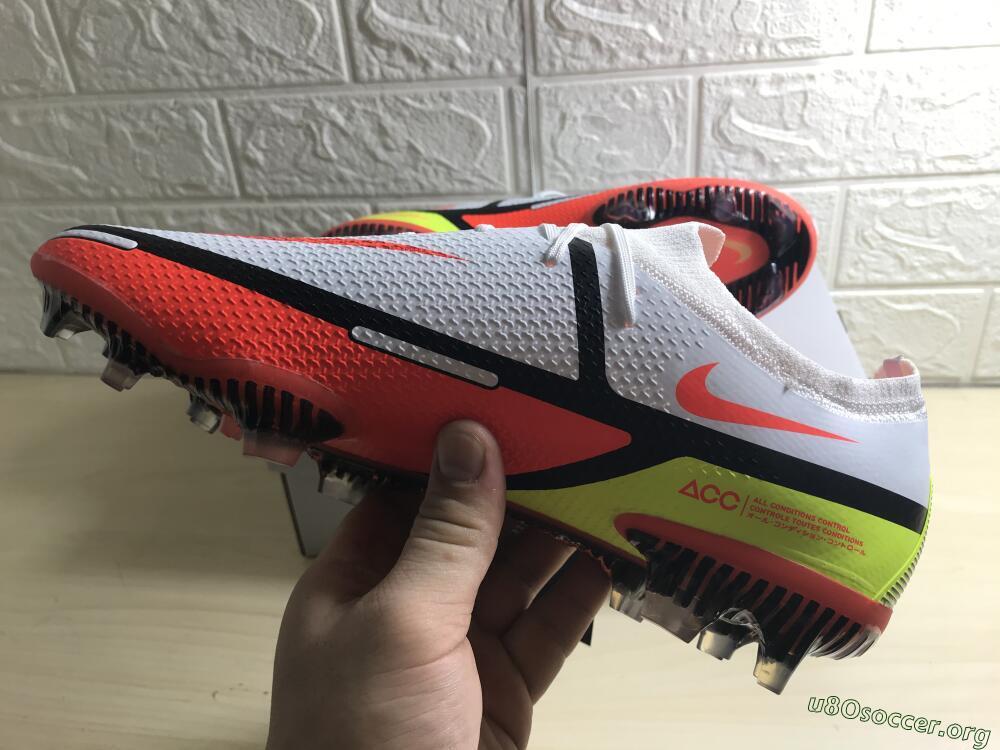 Nike Phantom GT 2 Elite FG Football Boots - White/Red/Green