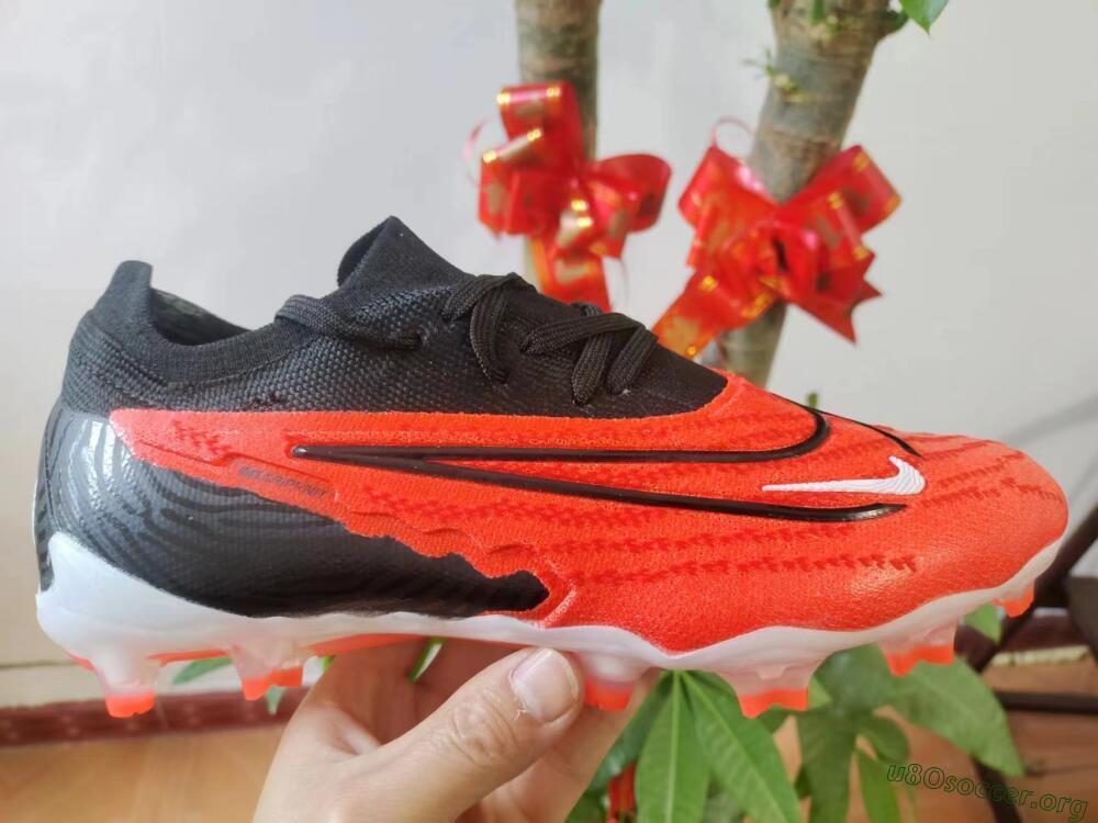Nike Phantom GX Elite FG Football Boots - Red/Black/White