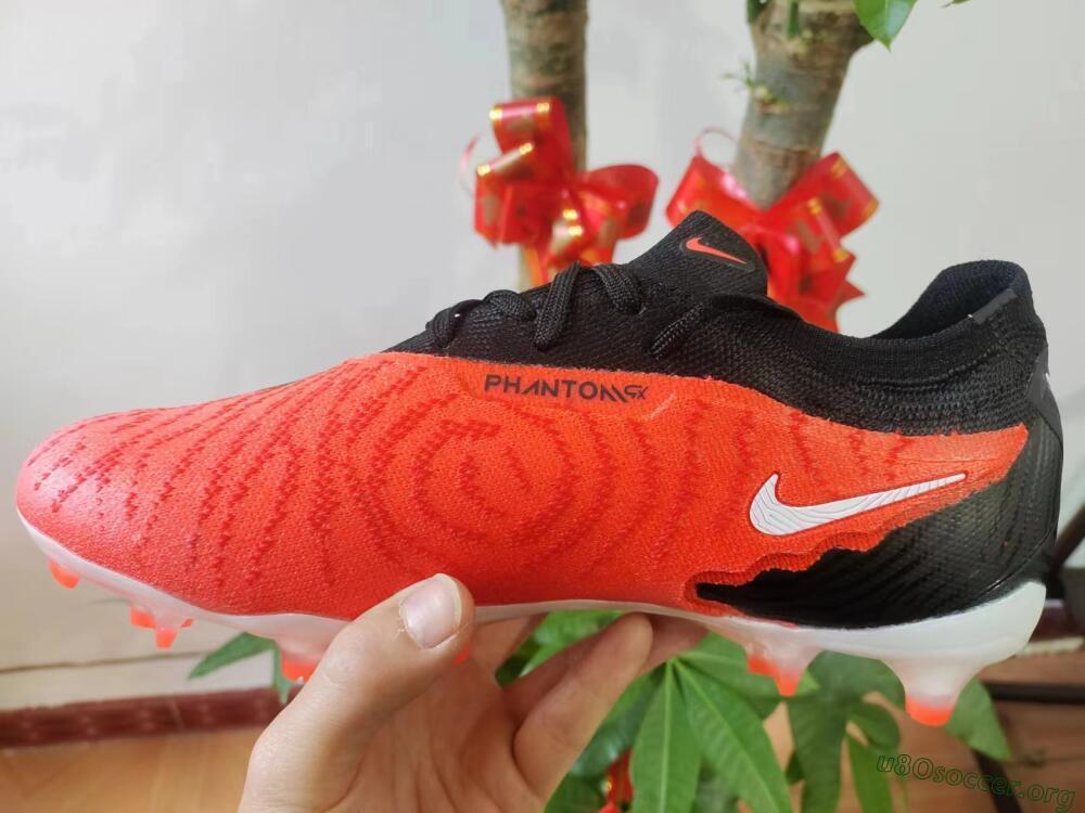 Nike Phantom GX Elite FG Football Boots - Red/Black/White