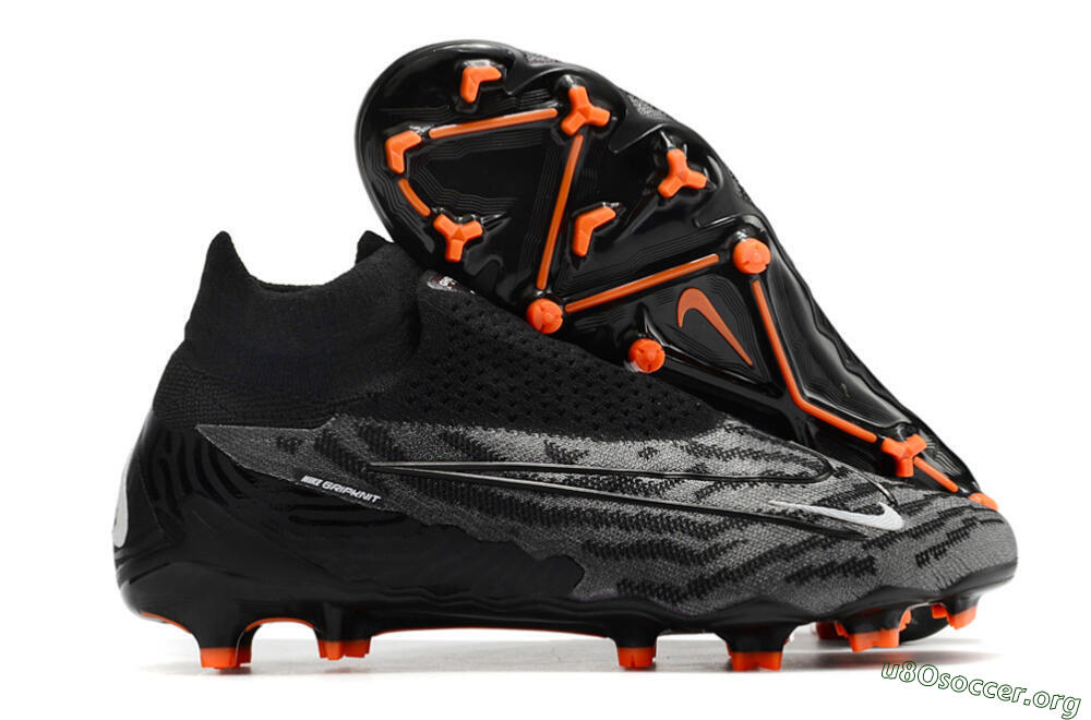 Nike Phantom GX Elite DF FG Football Boots - Black/White 2