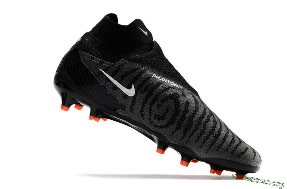 Nike Phantom GX Elite DF FG Football Boots - Black/White 4