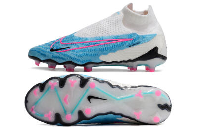 Nike Phantom GX Elite DF FG Football Boots - Blue/White/Pink