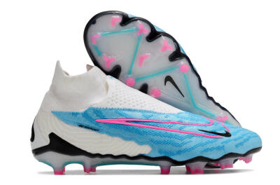 Nike Phantom GX Elite DF FG Football Boots - Blue/White/Pink