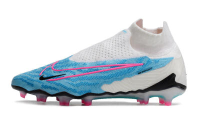 Nike Phantom GX Elite DF FG Football Boots - Blue/White/Pink