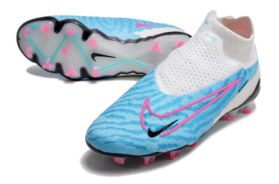 Nike Phantom GX Elite DF FG Football Boots - Blue/White/Pink