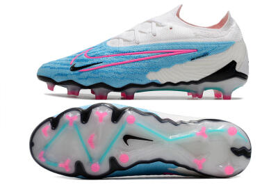 Nike Phantom GX Elite FG Football Boots - Blue/White/Pink